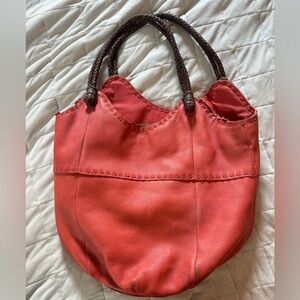 The Sak Leather Shoulder Bucket Bag